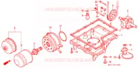 POMPE A HUILE   CARTER D'HUILE pour Honda CBR 400 RR FIREBLADE Without speed warning light 1994