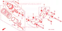 AMORTISSEUR ARRIERE pour Honda CBR 400 RR FIREBLADE With speed warning light 1995