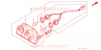 FEU ARRIERE pour Honda CBR 400 RR FIREBLADE With speed warning light 1995