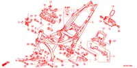 CADRE pour Honda NC 750 X LOWER 2017