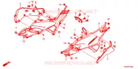 COUVERCLES LATERAUX pour Honda NC 750 X LOWER 2017