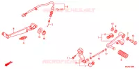 PEDALE pour Honda NC 750 X LOWER 2017
