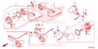CLIGNOTANT pour Honda VT 1300 C FURY BLACK 2017