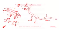 GUIDON   TE DE FOURCHE pour Honda SHADOW VT 750 ABS 2005