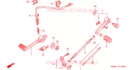 PEDALE pour Honda SUPER HAWK 996 2005