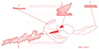 AUTOCOLLANTS pour Honda VTR 1000 SUPER HAWK 1999