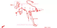 BEQUILLE pour Honda VTR 1000 SUPER HAWK 1999