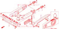 BRAS OSCILLANT pour Honda VTR 1000 SUPER HAWK 1999