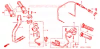 COMMODO   LEVIER   CABLE pour Honda VTR 1000 SUPER HAWK 1999