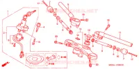 GUIDON   TE DE FOURCHE ('98 '00) pour Honda VTR 1000 SUPER HAWK 1999