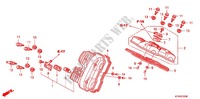 COUVRE CULASSE pour Honda VTR 250 PGMFI 2010