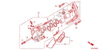 ETRIER DE FREIN AVANT pour Honda VTR 250 PGMFI 2011
