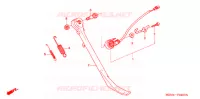 BEQUILLE LATERALE pour Honda VTX 1300 C 2009