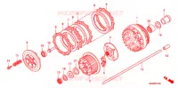 EMBRAYAGE pour Honda VTX 1300 C 2009