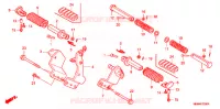 REPOSE PIED pour Honda VTX 1300 C 2009