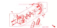 ETRIER DE FREIN AVANT pour Honda VTX 1300 R 2006