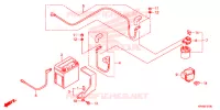 BATTERIE pour Honda XR 125, Electric start  -1LA- 2012
