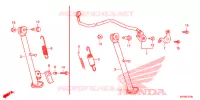 BEQUILLE pour Honda XR 125, Electric start  -1LA- 2012
