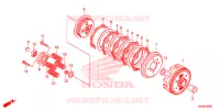 EMBRAYAGE pour Honda XR 125, Electric start  -1LA- 2012