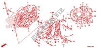 CARTER MOTEUR pour Honda XR 125, Electric start  -3LA- 2012