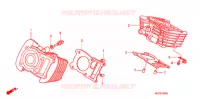 CYLINDRE pour Honda 125 VARADERO série limité 2004