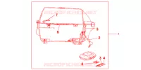 TOP CASE 45L pour Honda 125 VARADERO LIMITED 2005