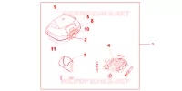 TOP CASE 45L pour Honda 125 VARADERO LIMITED 2005