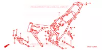 CADRE pour Honda XR 100 MOTARD 2008