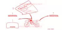 AUTOCOLLANTS pour Honda XR 200 R 2002