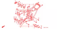 CADRE pour Honda XR 200 R 2002