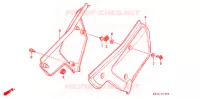 COUVERCLES LATERAUX pour Honda XR 200 R 2002