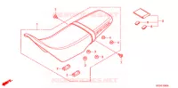 SELLE pour Honda XR 230 MOTARD 2009