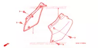 COUVERCLES LATERAUX pour Honda XR 250 DIRT BIKE 2005