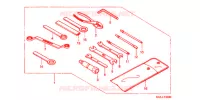 OUTIL pour Honda XR 250 DIRT BIKE 2005