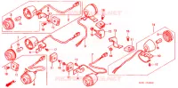 CLIGNOTANT pour Honda XR 250 BAJA With speed warning light 1999