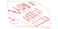 OUTIL pour Honda XR 250 BAJA With speed warning light 1999