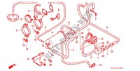 RESERVOIR DE RECYCLAGE DES GAZ (AC) pour Honda XR 250 L 1996