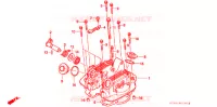 COUVRE CULASSE pour Honda XR 250 R 2002