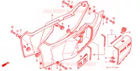 COUVERCLES LATERAUX pour Honda AFRICA TWIN 750 TYPE 2 1992