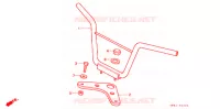 GUIDON   TE DE FOURCHE pour Honda Z 50 R 1993