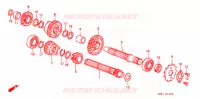 BOITE DE VITESSES pour Honda Z 50 R 1997