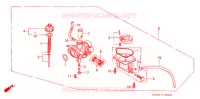 CARBURATEUR pour Honda Z 50 R 1997