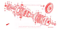 EMBRAYAGE pour Honda Z 50 R 1997