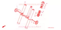 FOURCHE pour Honda Z 50 R 1997