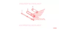 OUTIL pour Honda WAVE 110 ALPHA, front drum, spoked wheels 2018