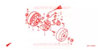 ALTERNATEUR pour Honda BENLY CL 50 1997