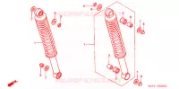 AMORTISSEUR ARRIERE pour Honda BENLY CL 50 1997