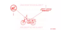 AUTOCOLLANTS pour Honda BENLY CL 50 1997
