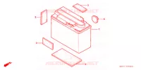 BATTERIE pour Honda BENLY CL 50 1997