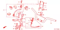GUIDON   TE DE FOURCHE pour Honda BENLY CL 50 1997